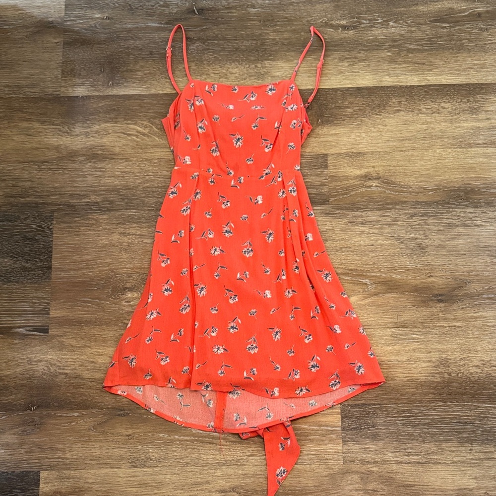Floral Spaghetti Strap Dress